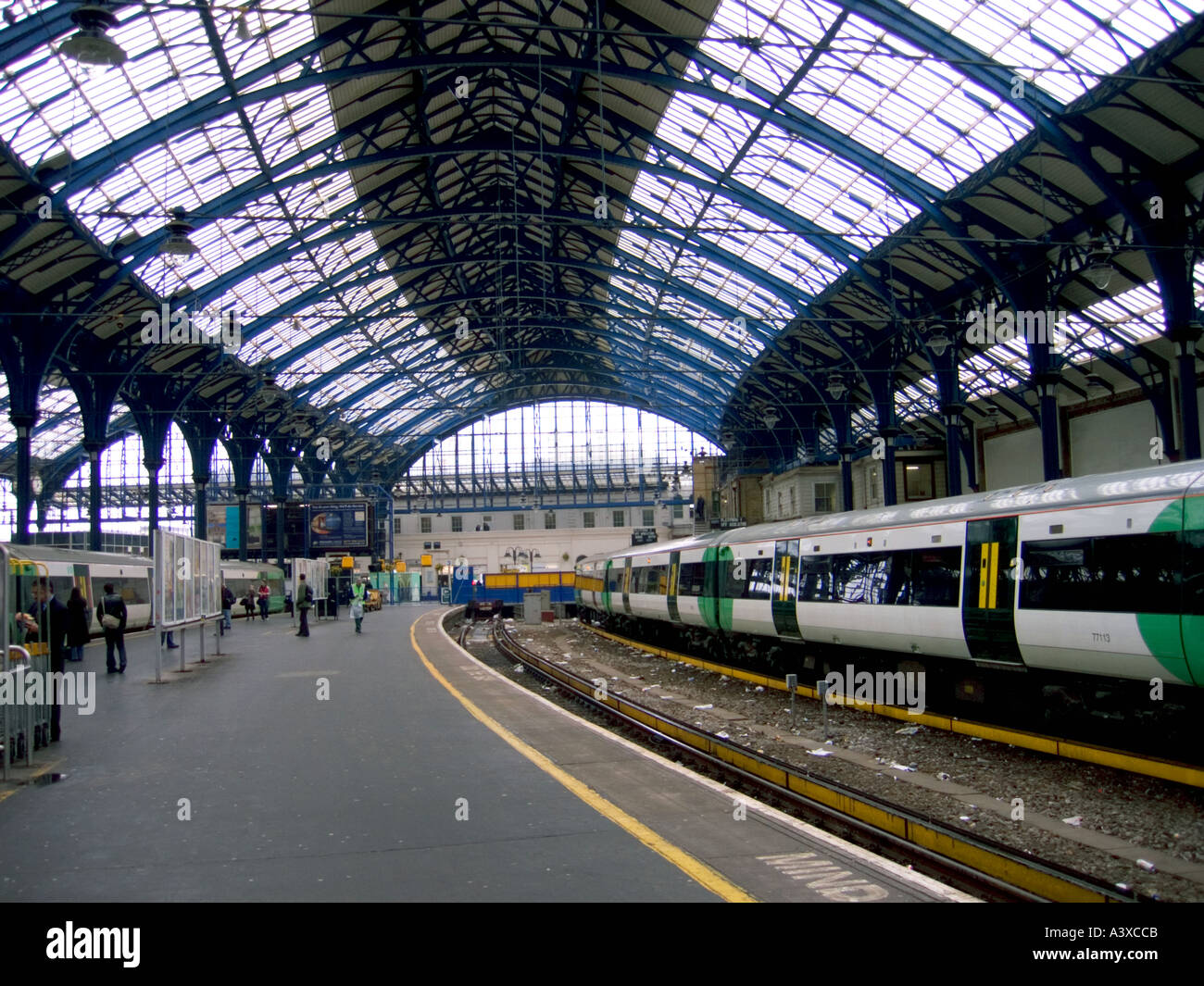 La gare de Brighton East Sussex UK Banque D'Images