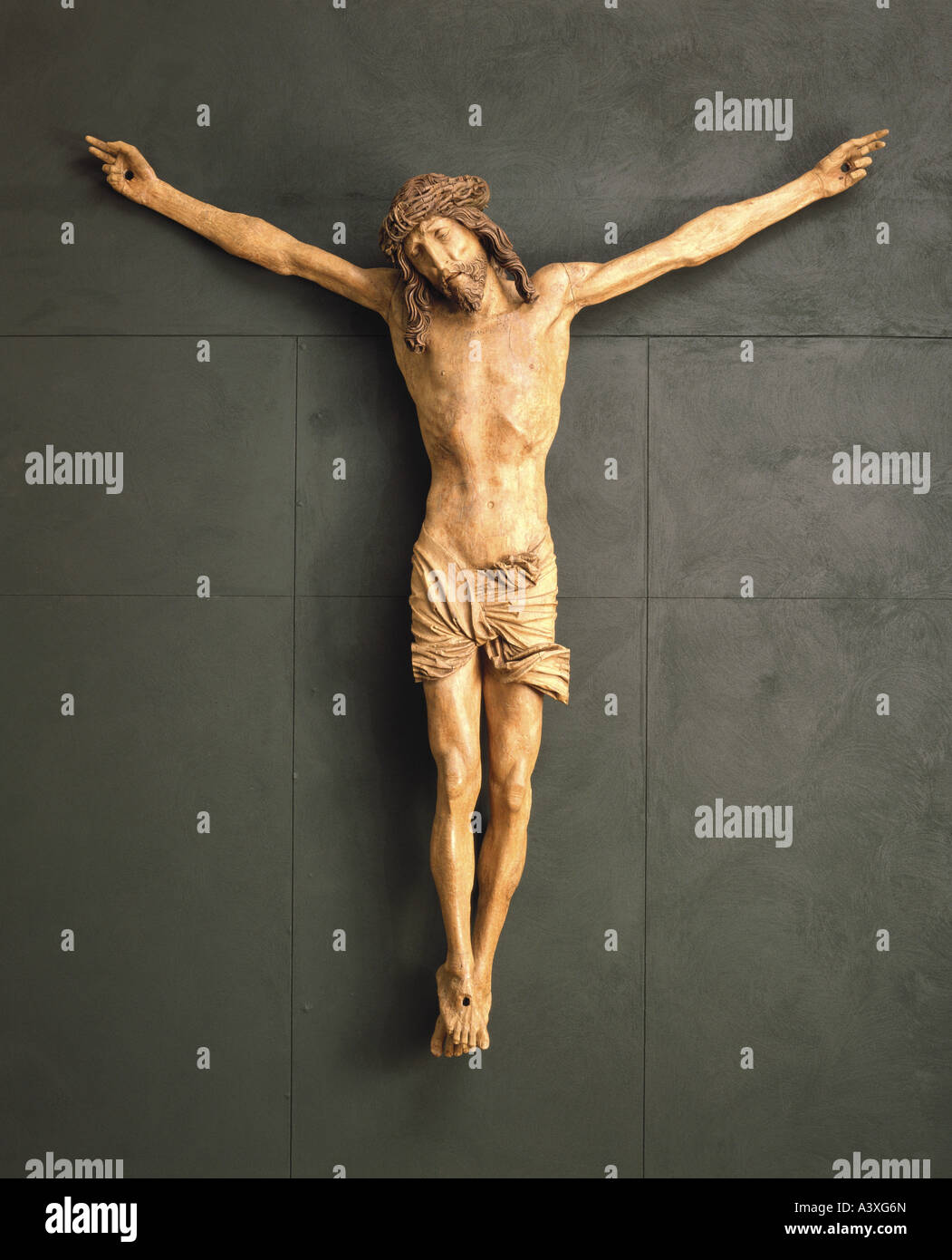 Beaux-arts, Tilman Riemenschneider, um 1460, (1531), - sculpture, crucifix, bois, autour de 1500, l'Église, Eisingen, Bavaria, Jésus, Banque D'Images