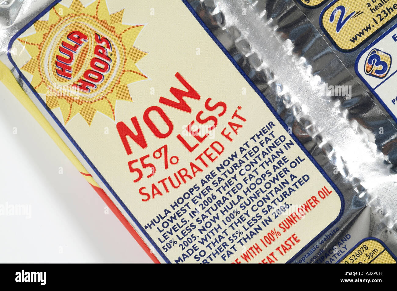 Moins de matières grasses saturées Banque D'Images