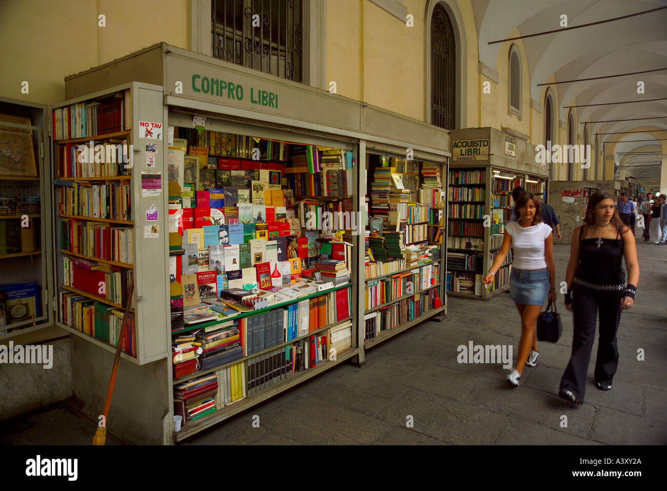Italie Piémont Turin Turin Via Po Réserve cale Banque D'Images