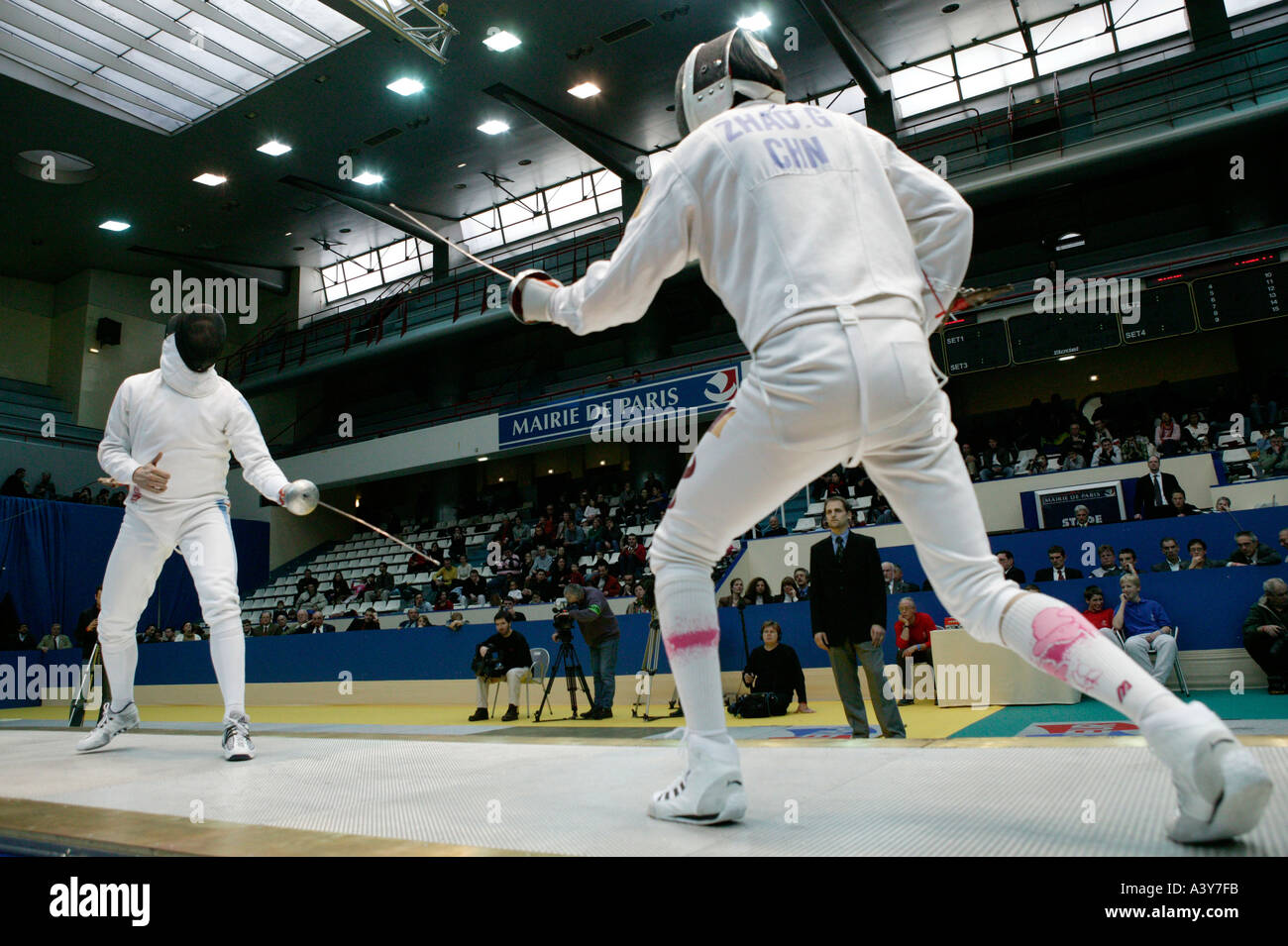 Challenge Monal au Stade Pierre de Coubertin Paris France samedi 13 mars 2004 Banque D'Images