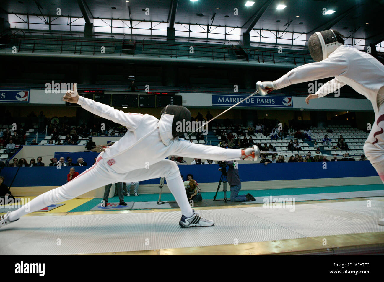 Challenge Monal au Stade Pierre de Coubertin Paris France samedi 13 mars 2004 Banque D'Images