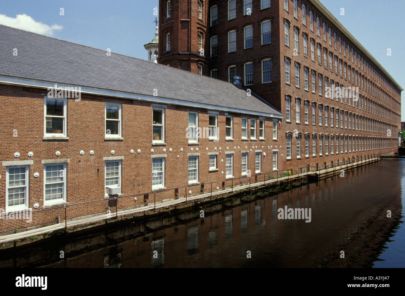 Boott Cotton Mills Lowell Massachusetts Banque D'Images