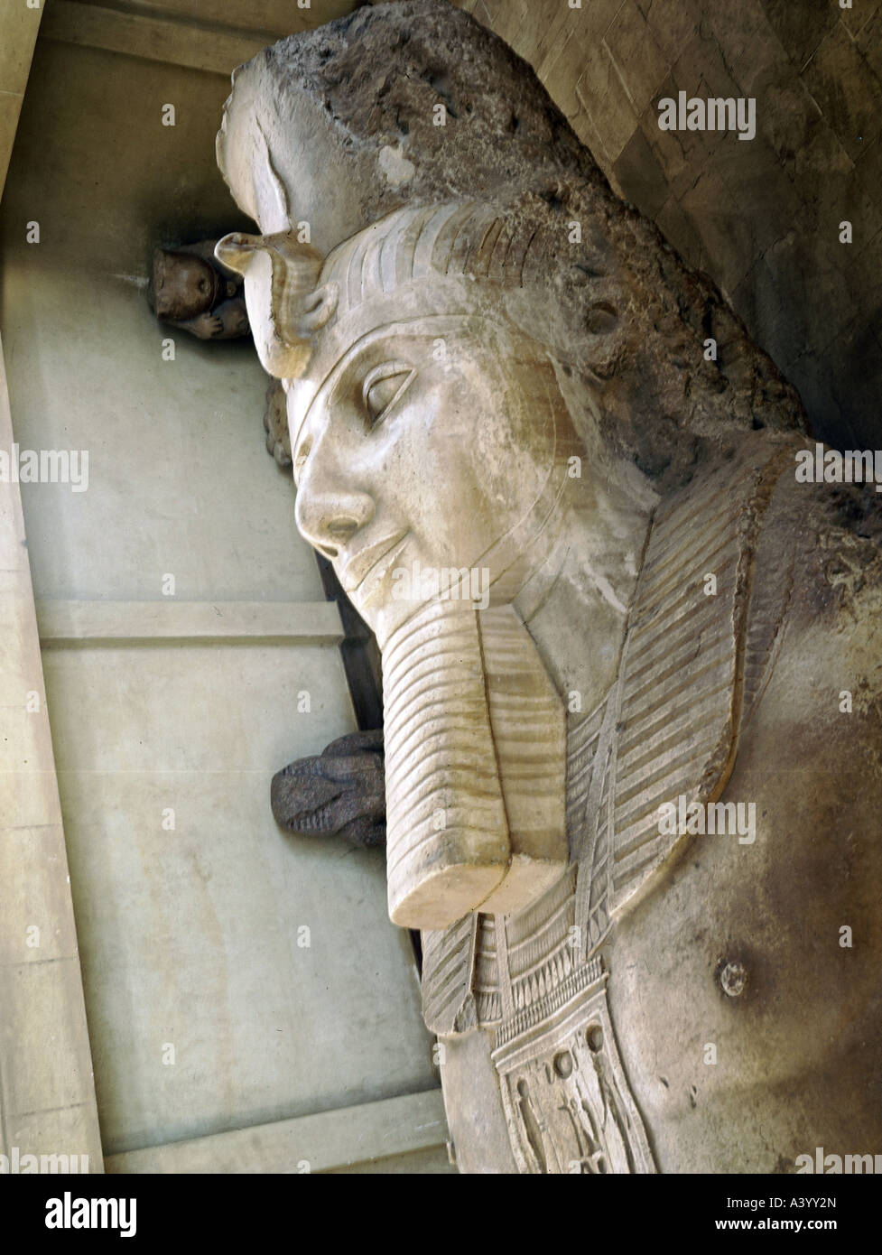 Ramsès II 'grande', 'le roi d'Égypte, 19e dynastie, vers 1290 - 1224 avant J.-C., sculpture, 13ème siècle avant J.-C., à l'origine de P Banque D'Images