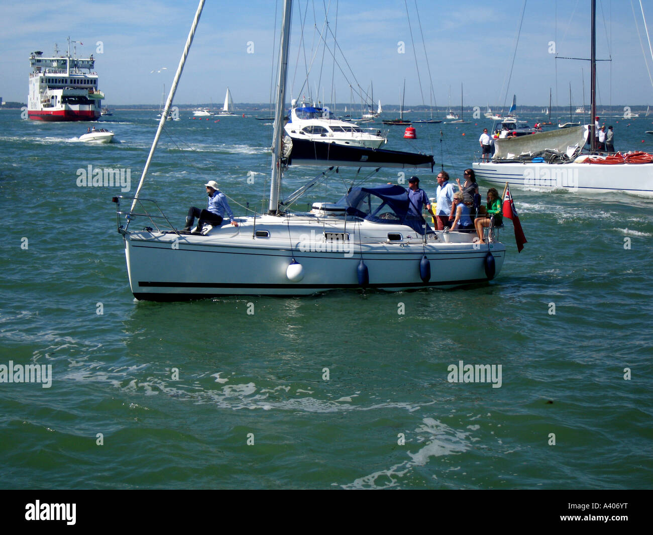 Location de bateaux , course , sea day, journée ensoleillée, Banque D'Images