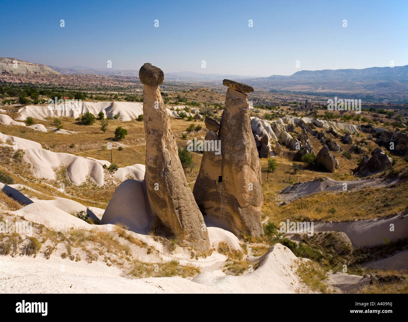 La Cappadoce Turquie trois roches beautés Banque D'Images