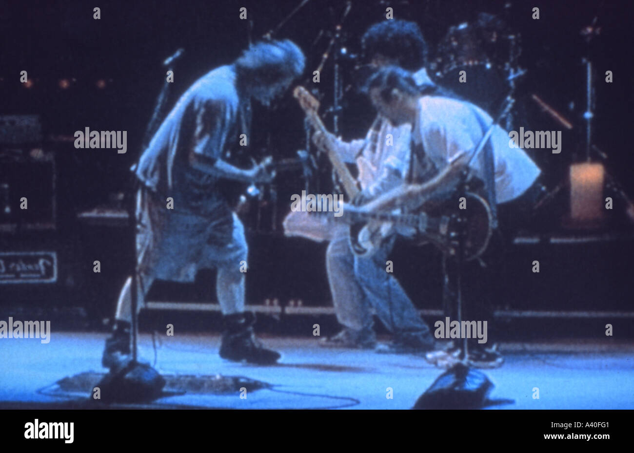 Année DU CHEVAL 1997 octobre /Shakey Pictures film sur musicien Neil Young Banque D'Images