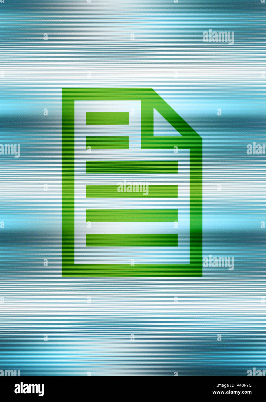 Numérique Numérique document Dokument Banque D'Images