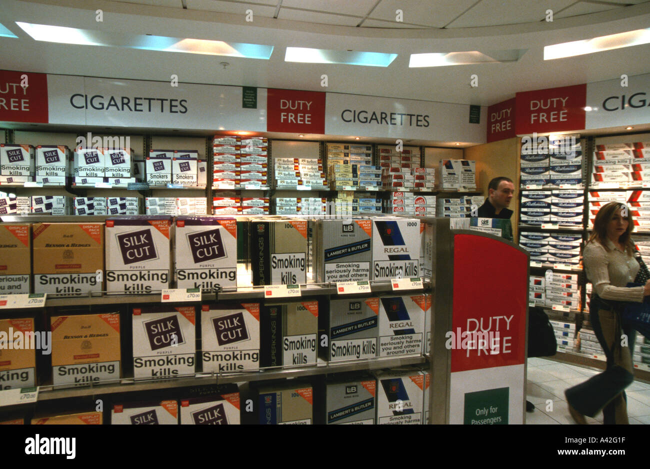 Duty Free Cigarettes Photos & Duty Free Cigarettes Images Alamy