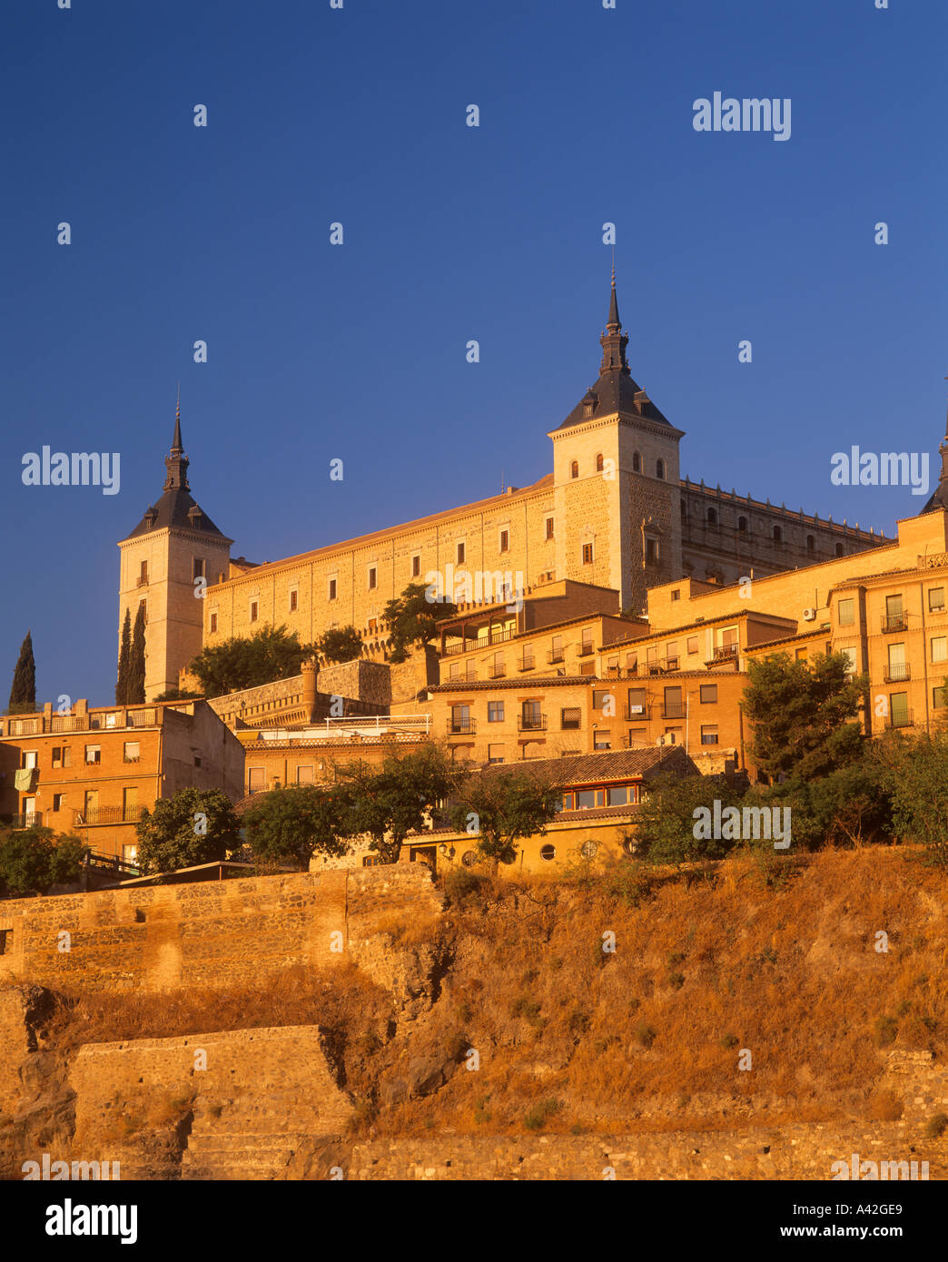 L'Alcazar Toledo Espagne Banque D'Images