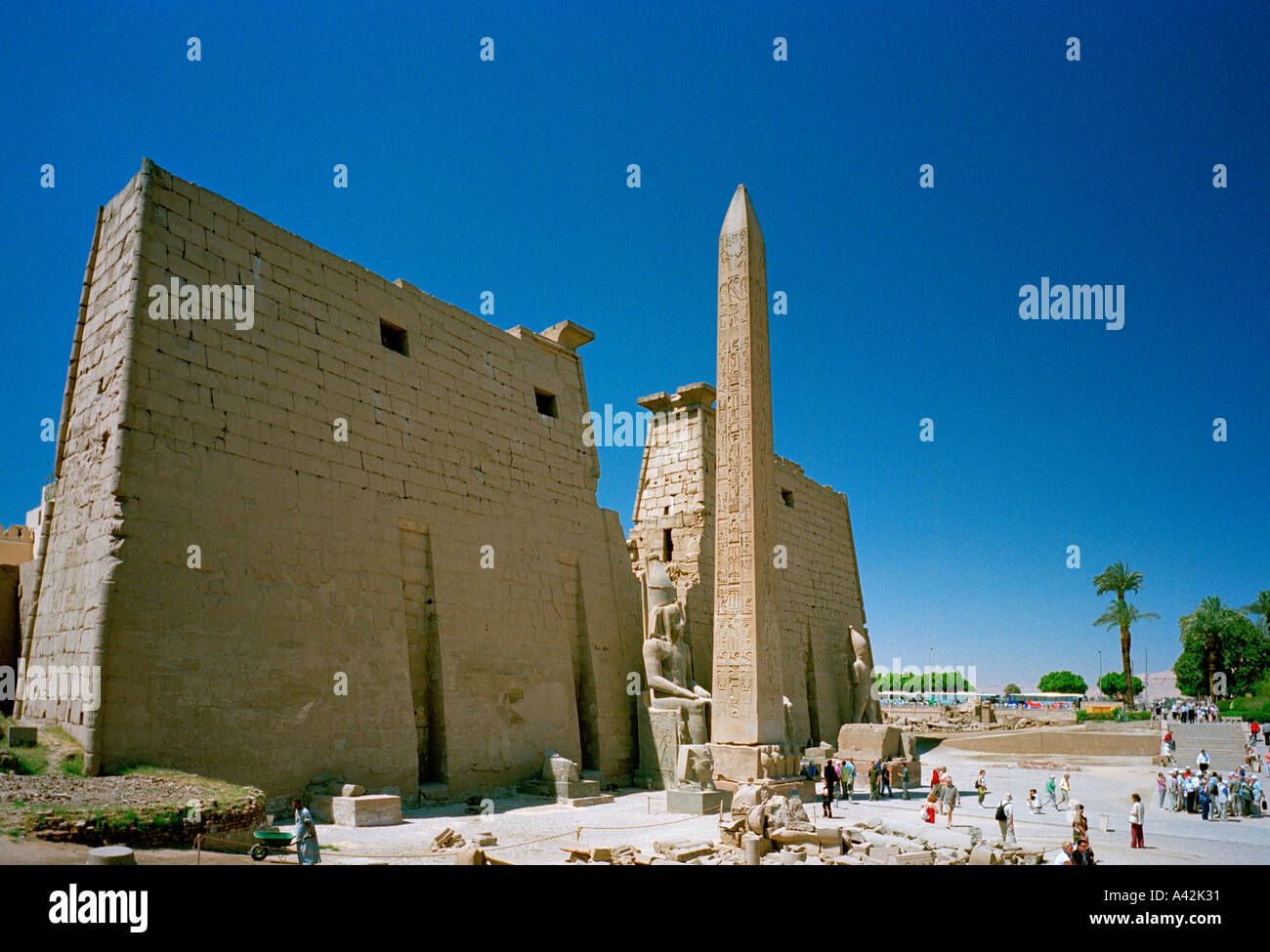 Grand Ensemble De Ruines Près De Louxor En égypte