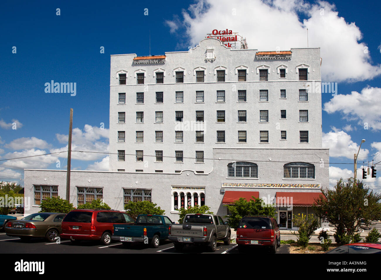 Édifice de la Banque nationale d'Ocala historique à Ocala, Floride, USA Banque D'Images