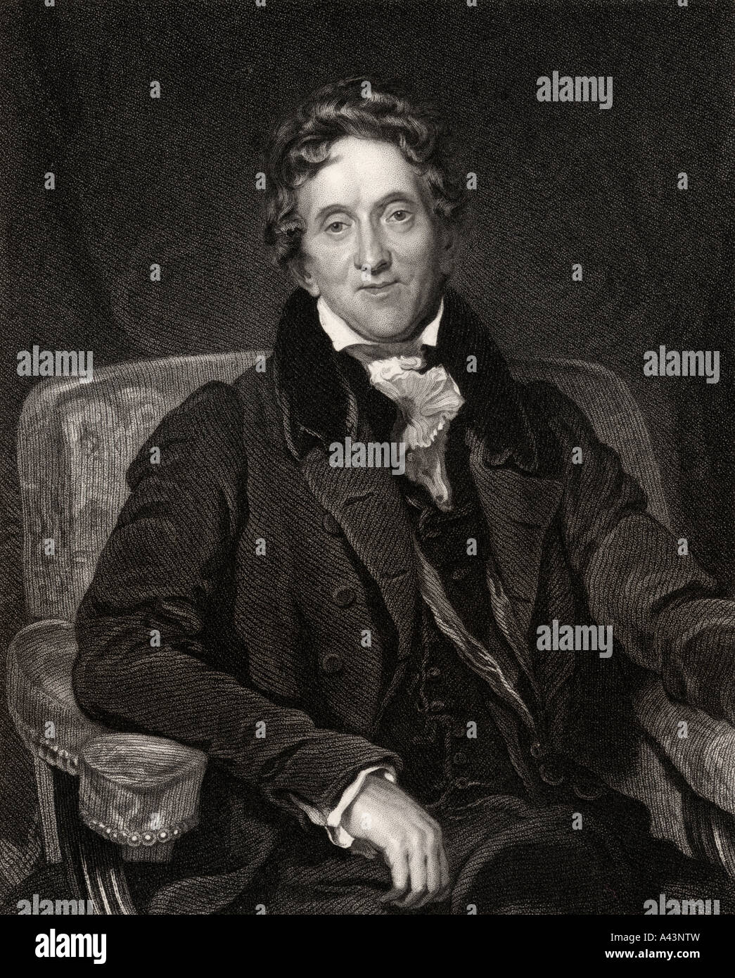 Sir John Soane, 1753 - 1837. Architecte anglais. Banque D'Images