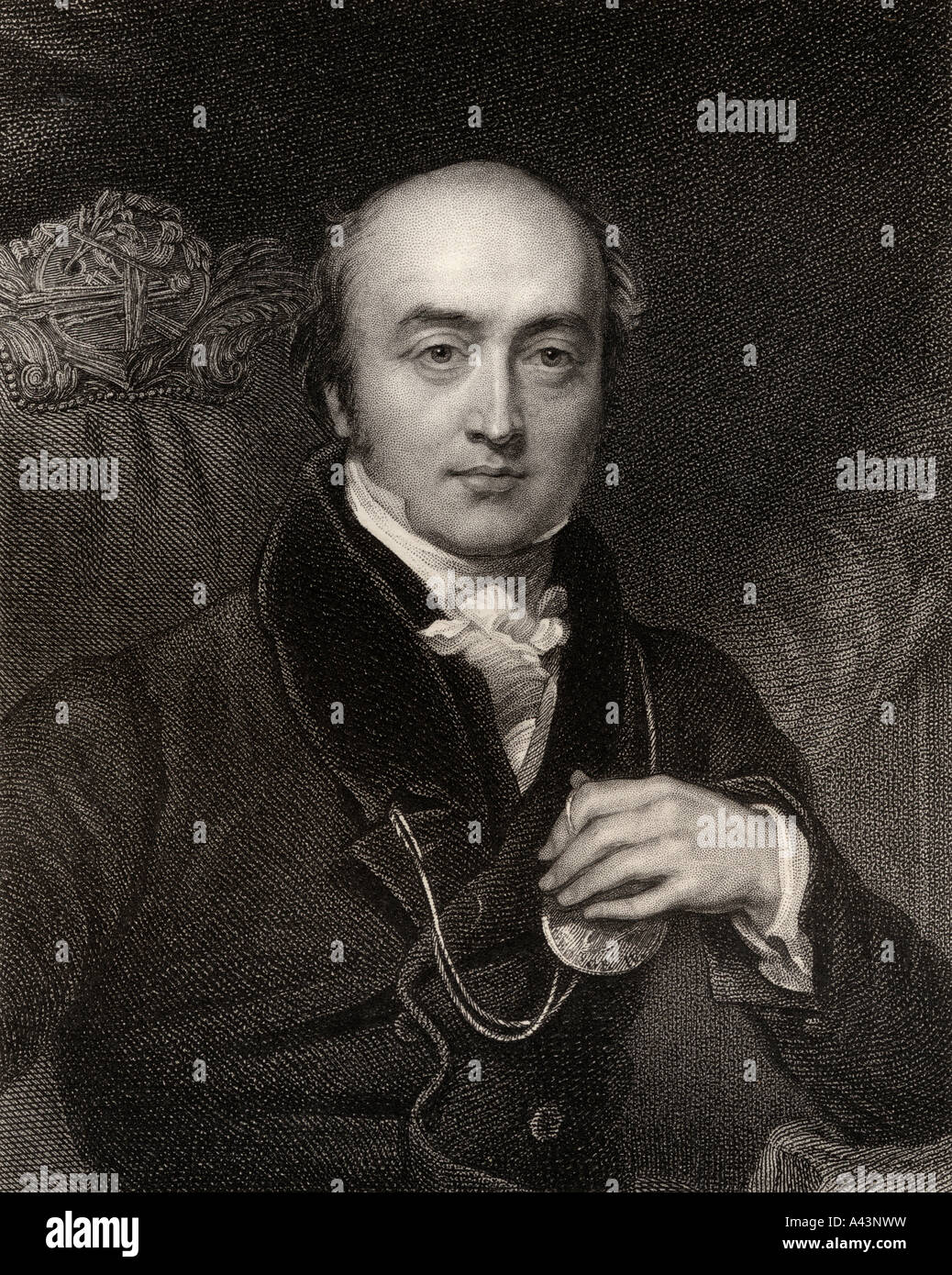 Sir Thomas Lawrence, 1769-1830. Peintre de portrait anglais. Collectionneur et Président de l'Académie royale. Banque D'Images