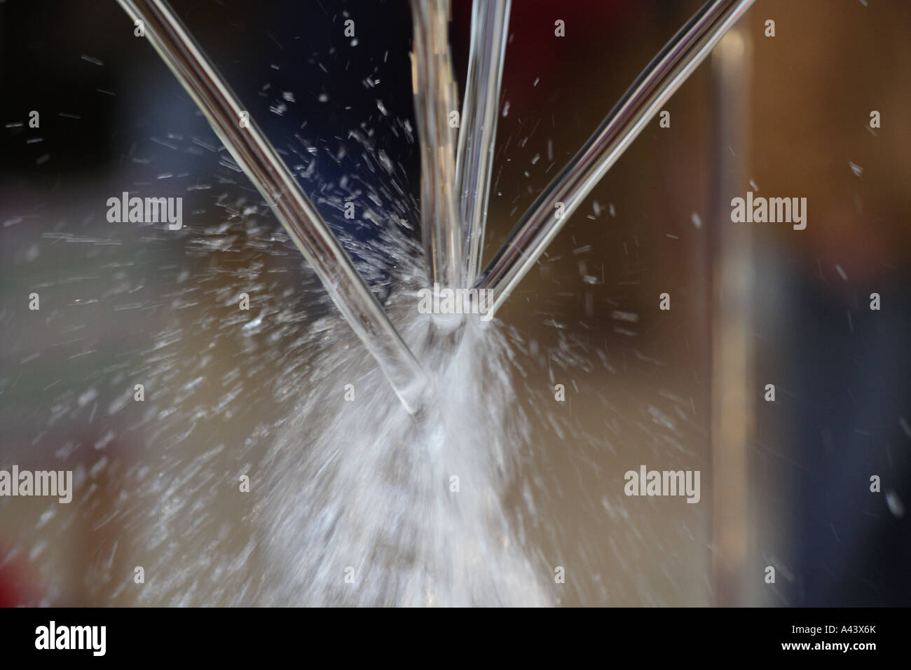 4 Passage à niveau d'eau Banque D'Images