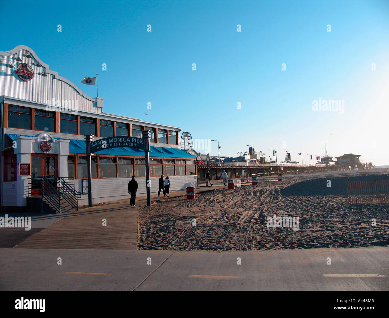 Santa Monica Pier Banque D'Images