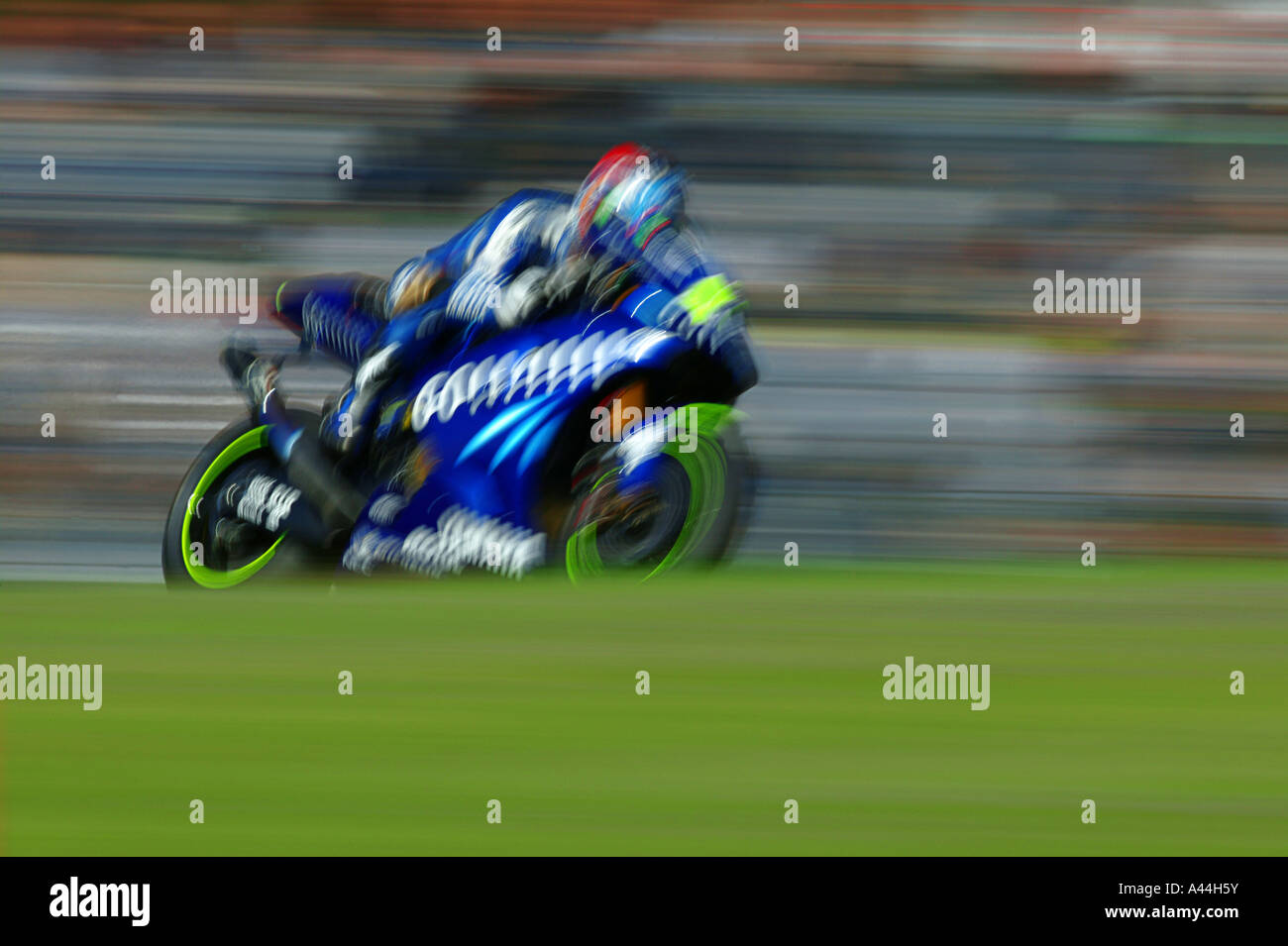 COURSE DE MOTO Banque D'Images