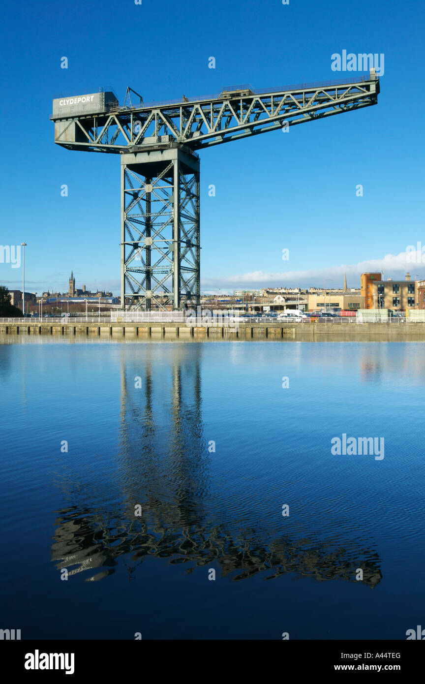 L'Finnieston Crane à côté de la rivière Clyde, Glasgow, Ecosse Banque D'Images