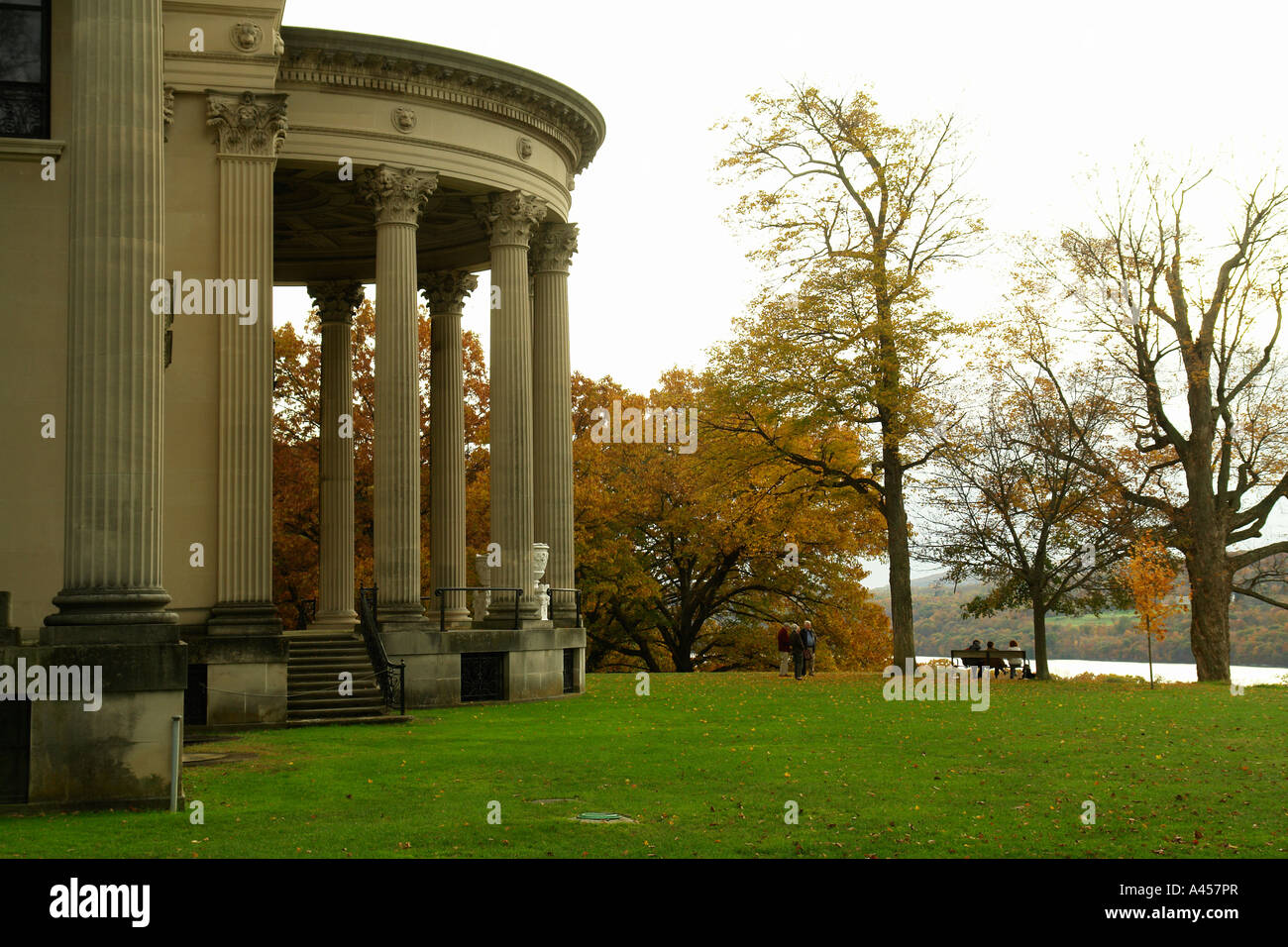 AJD53175, Hyde Park/Poughkeepsie, NY, New York, site historique national de Vanderbilt Mansion Banque D'Images