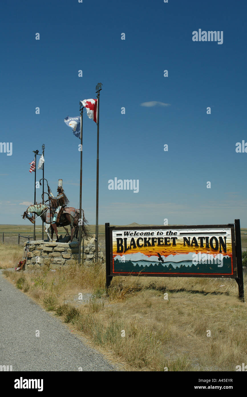 AJD56831, Browning, MT, Montana, montagnes Rocheuses, Blackfeet Indian