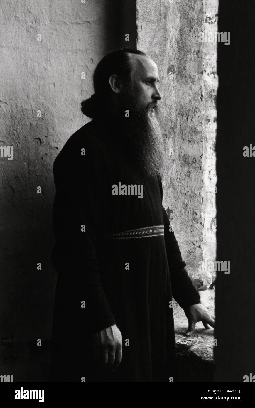 Portrait de prêtre orthodoxe russe à Smolensk. No7 Banque D'Images