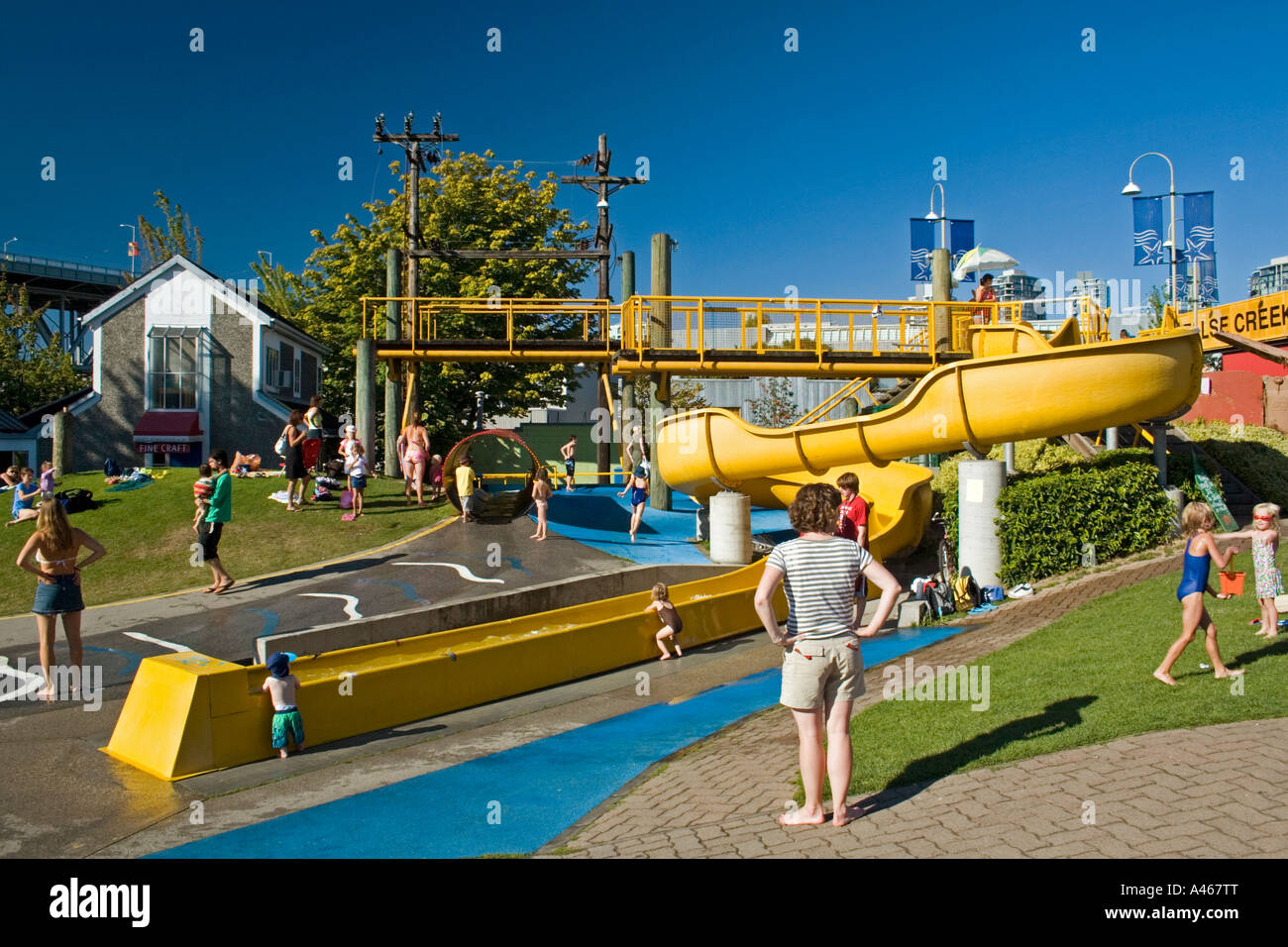 Granville Island, Vancouver, Colombie-Britannique, Canada.. Banque D'Images