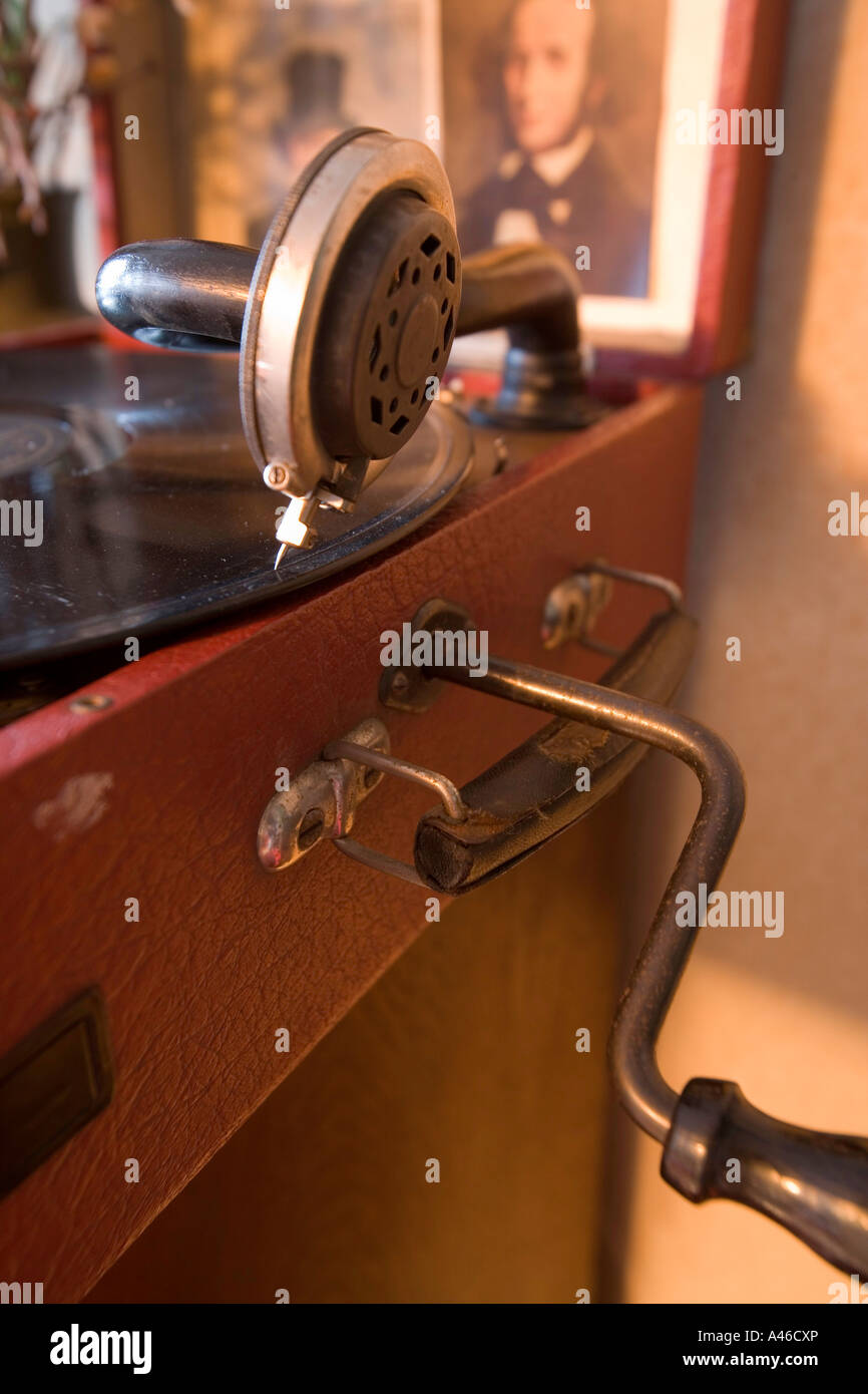 Un gramophone Banque D'Images