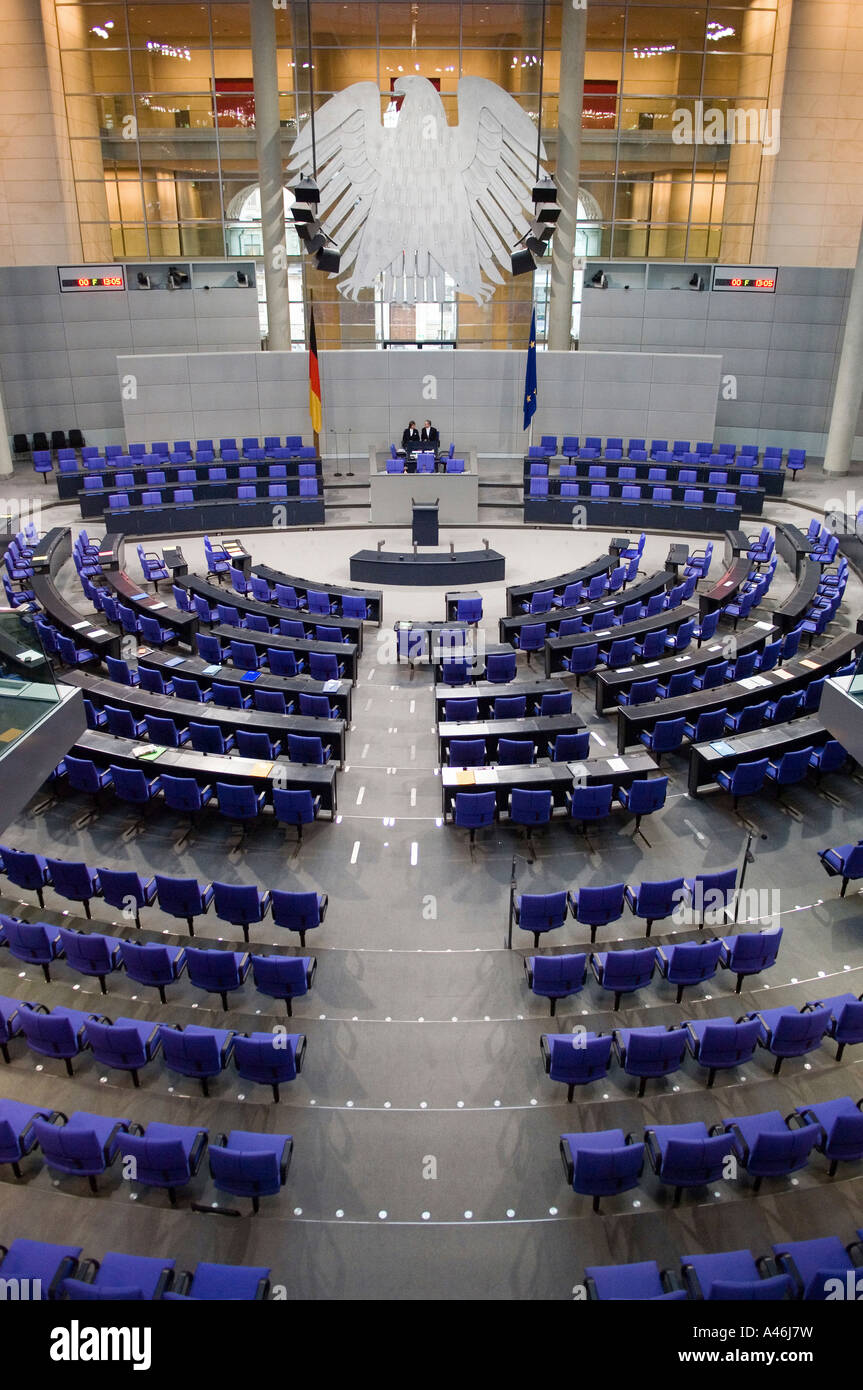 Le Bundestag allemand, Berlin, Allemagne Banque D'Images