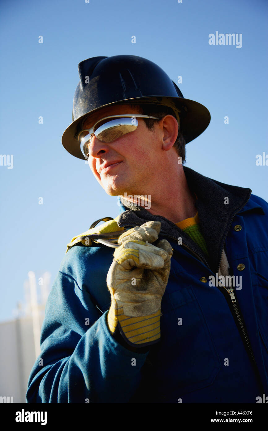 Col bleu Banque D'Images