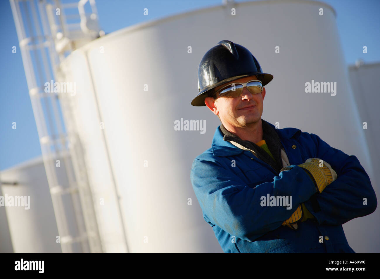 Col bleu Banque D'Images