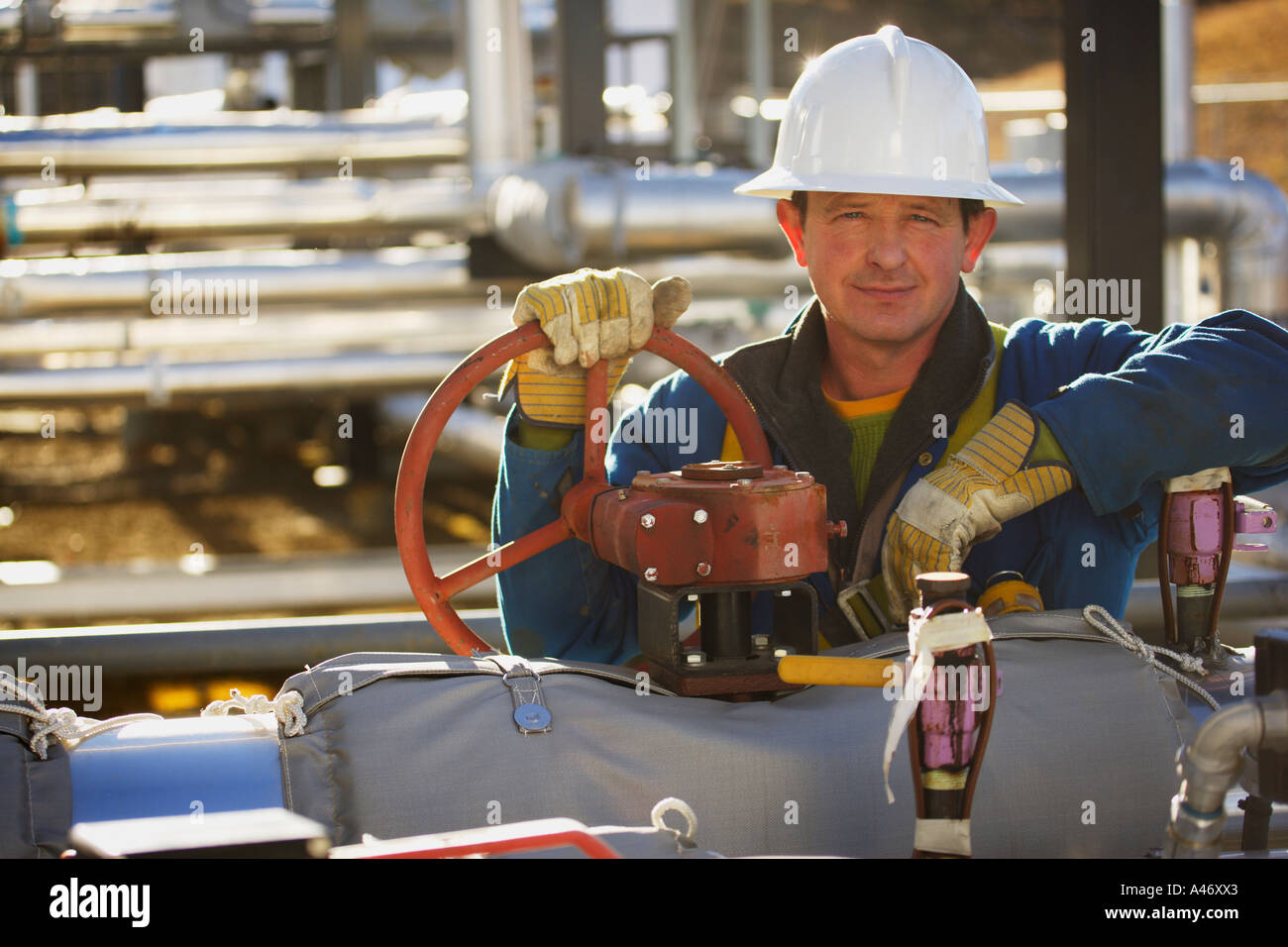 Col bleu Banque D'Images