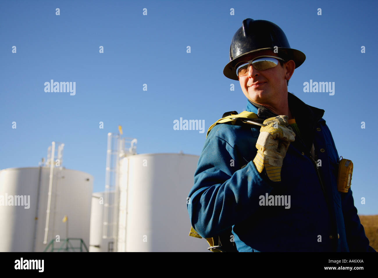 Col bleu Banque D'Images