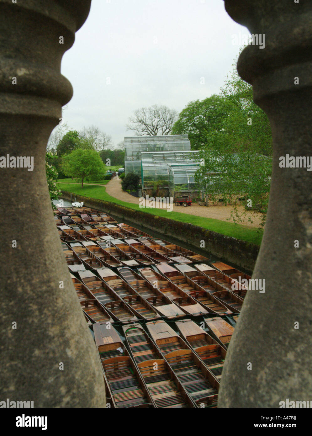 Plates sur la rivière Cherwell à Pont-de-la-Madeleine Banque D'Images