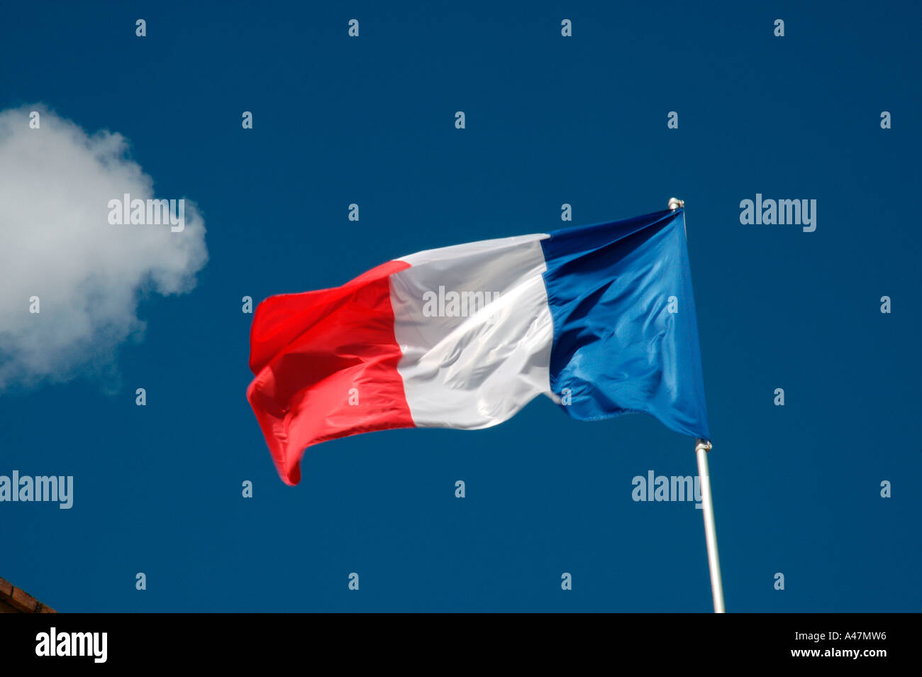 Drapeau Français Banque D'Images