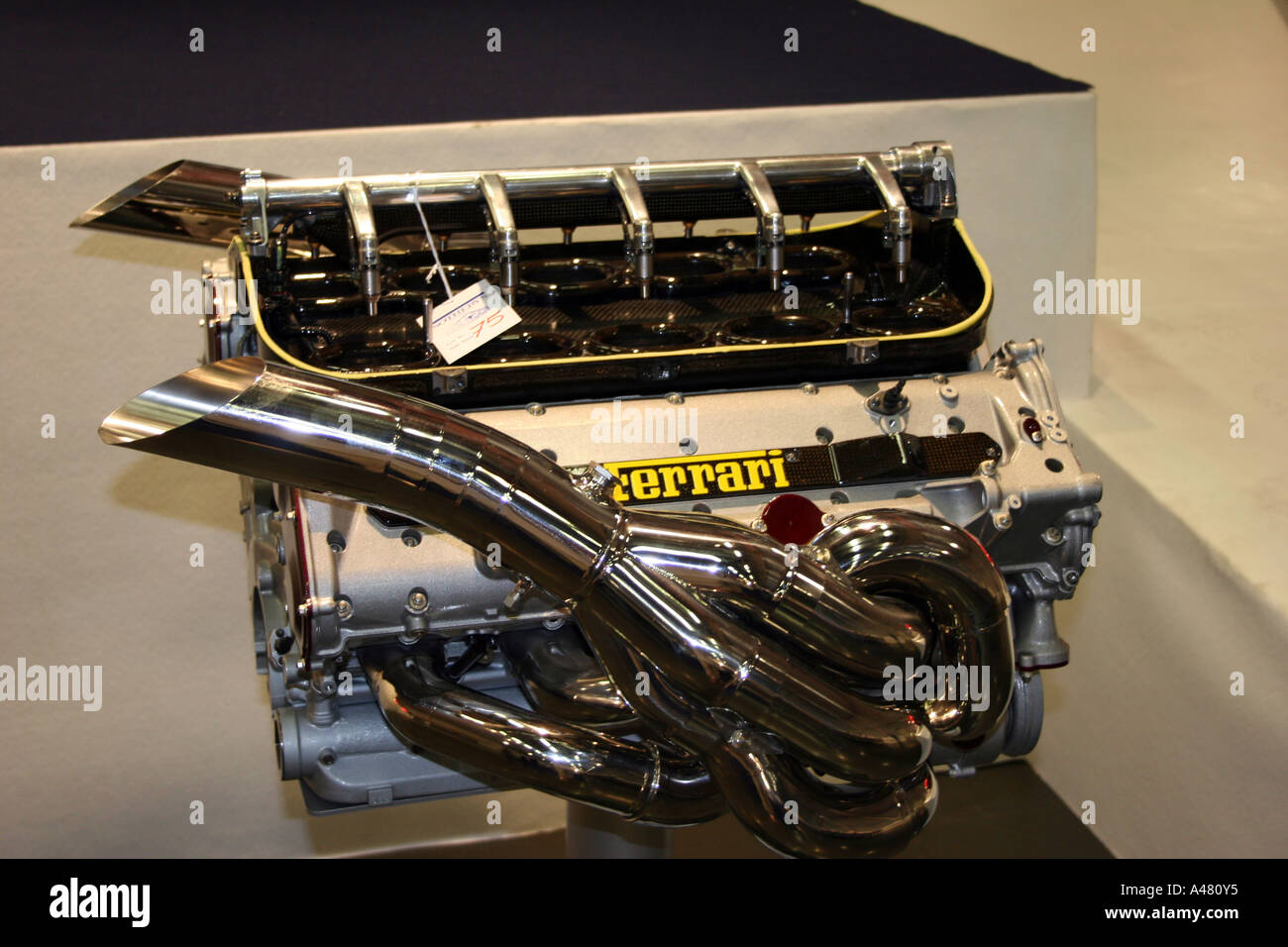Ferrari V10 moteur de Formule 1. Banque D'Images