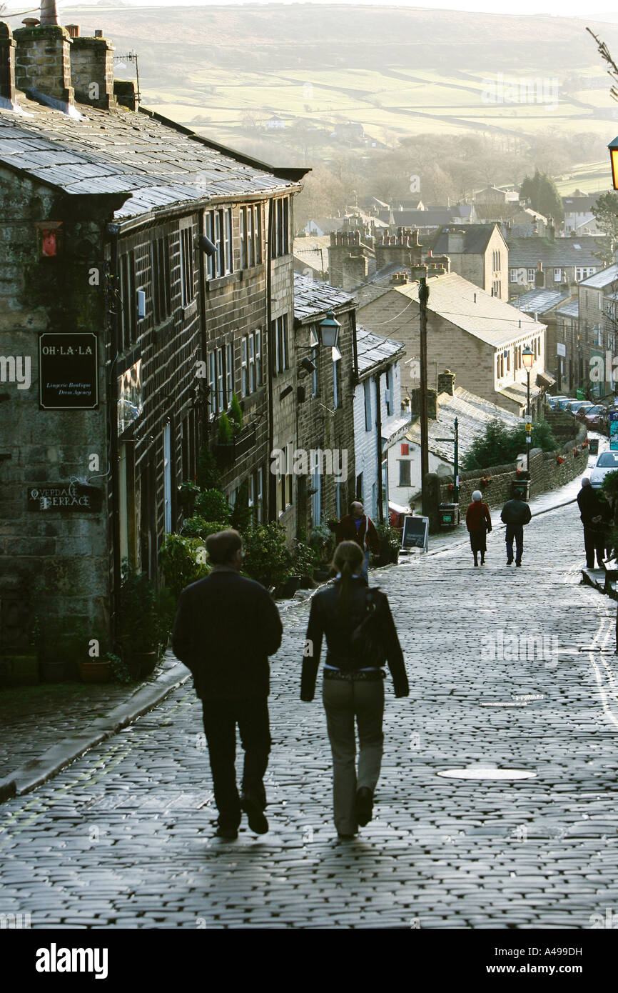 Haworth, village de Bronte Banque D'Images