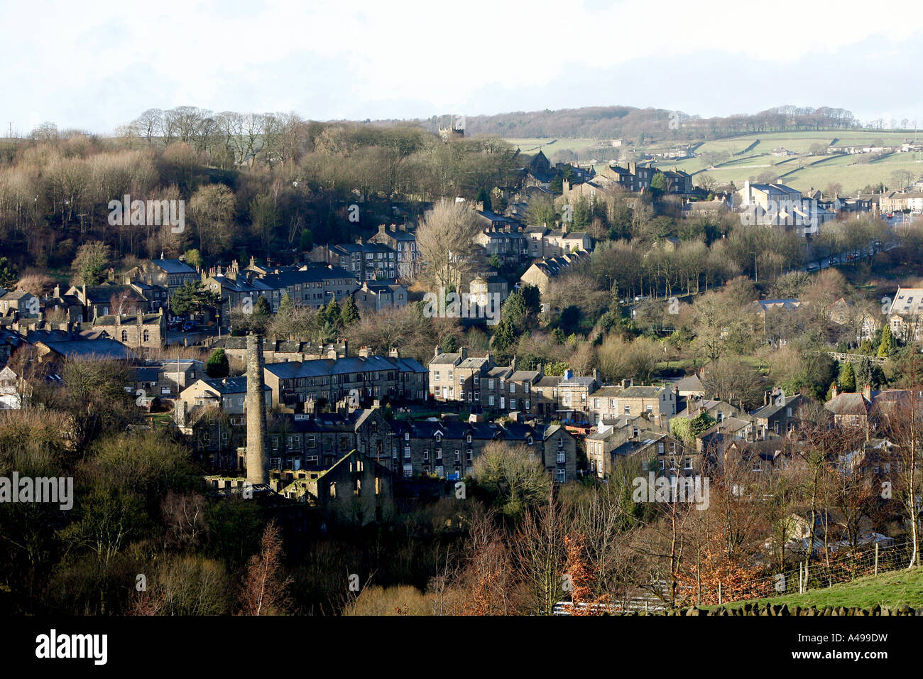 Haworth, village de Bronte Banque D'Images