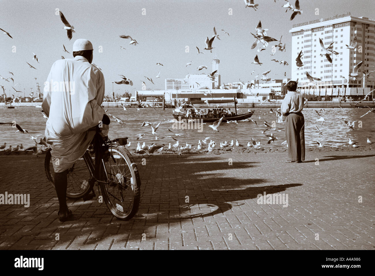 La crique de Dubaï, DUBAÏ, ÉMIRATS ARABES UNIS Banque D'Images