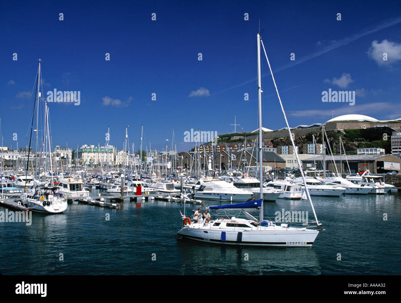 Marina, St Helier, Jersey, Royaume-Uni Banque D'Images