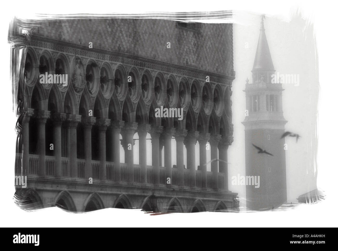 Palais des Doges particulier place San Marco Venise Vénétie Italie Banque D'Images