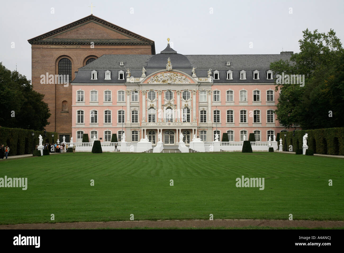 Palais électoral en Allemagne Trèves du patrimoine culturel mondial de l'UNESCO, la plus ancienne ville d'Allemagne. Banque D'Images