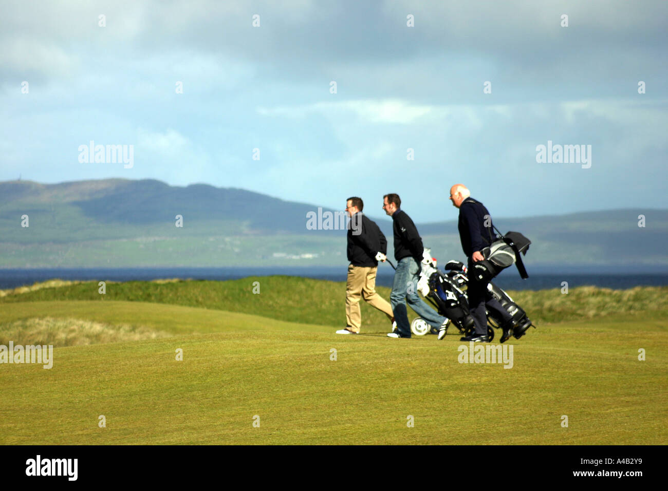 Machrie Golf sur l'île d'Islay en Ecosse Banque D'Images