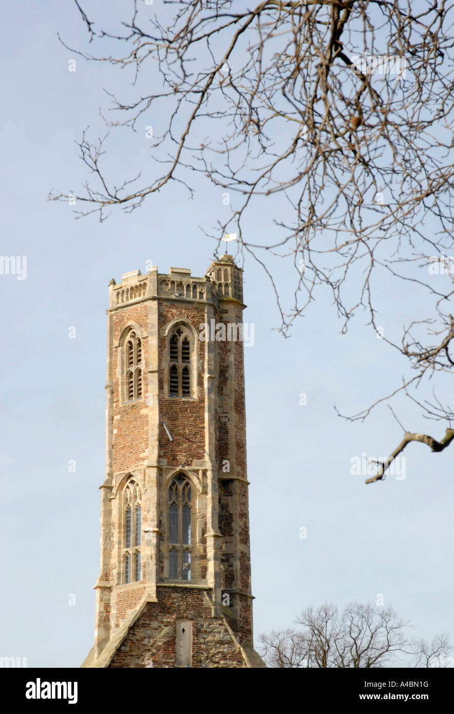 Greyfriars tower, King's Lynn, Norfolk, Royaume-Uni. Banque D'Images