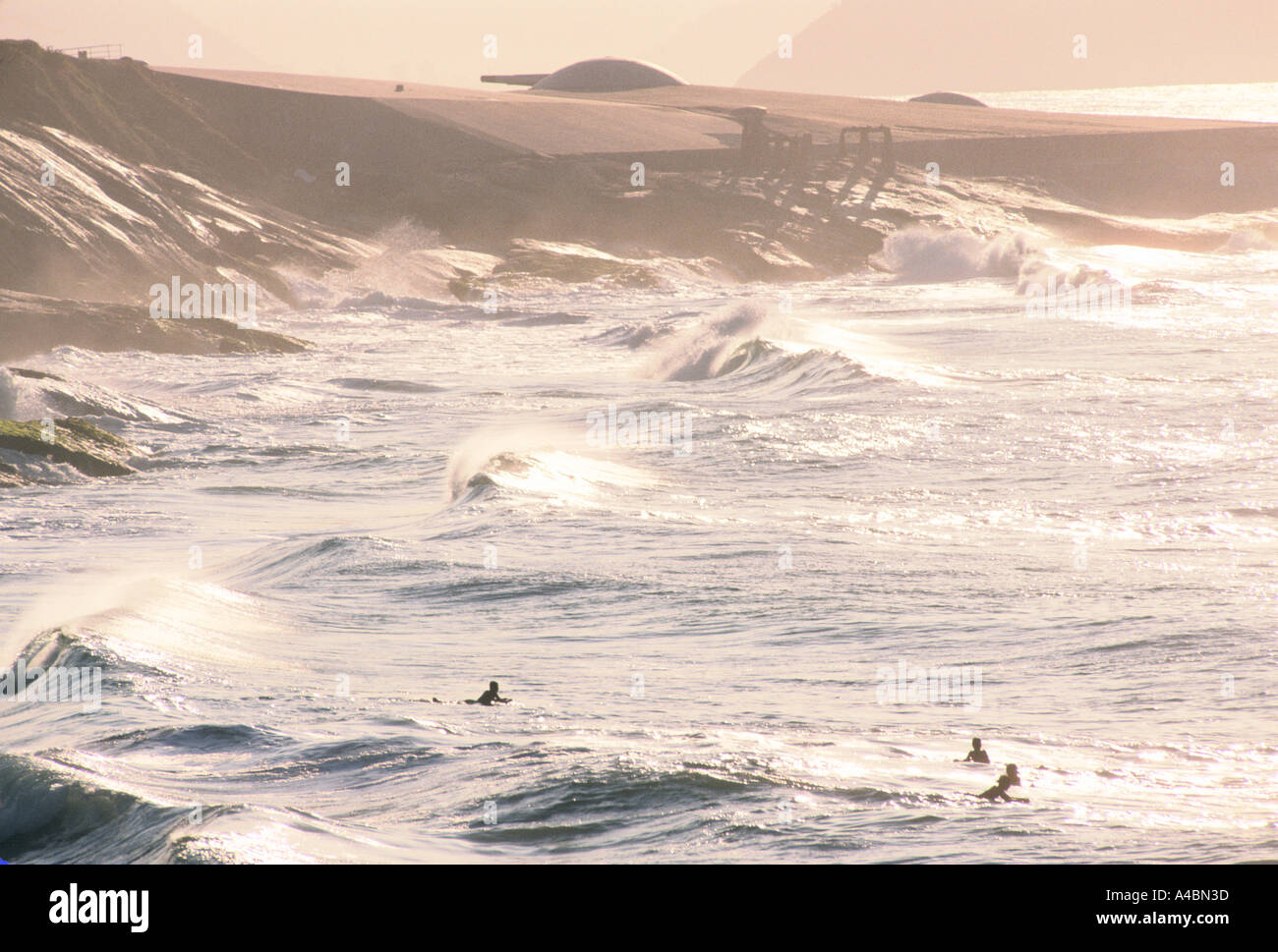 La plage d'Ipanema, Rio de Janeiro, Brésil Banque D'Images