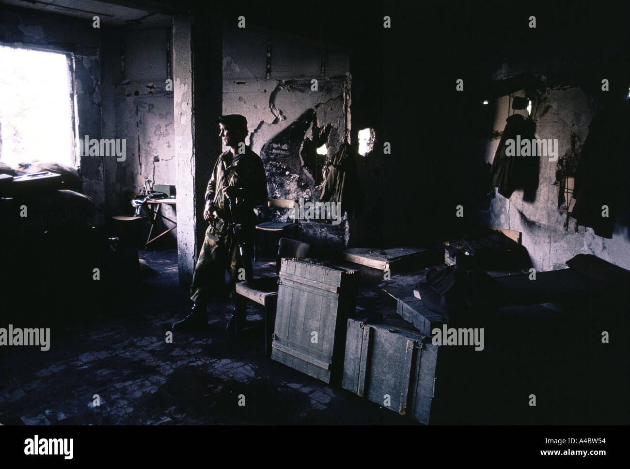 Soldat serbe 1992 Banque de photographies et d’images à haute