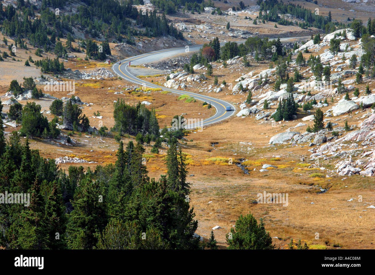 L'autoroute Beartooth, Montana, Wyoming Banque D'Images