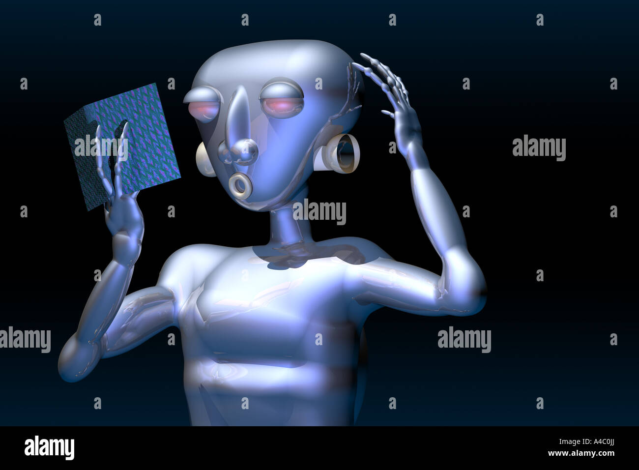 Le lecteur. Banque D'Images