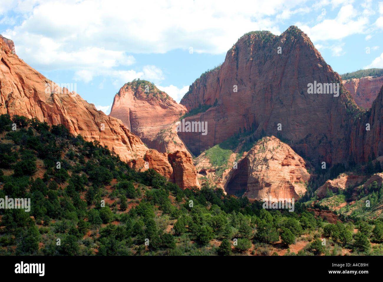 Kolob Canyon, Zion National Park, Utah Banque D'Images