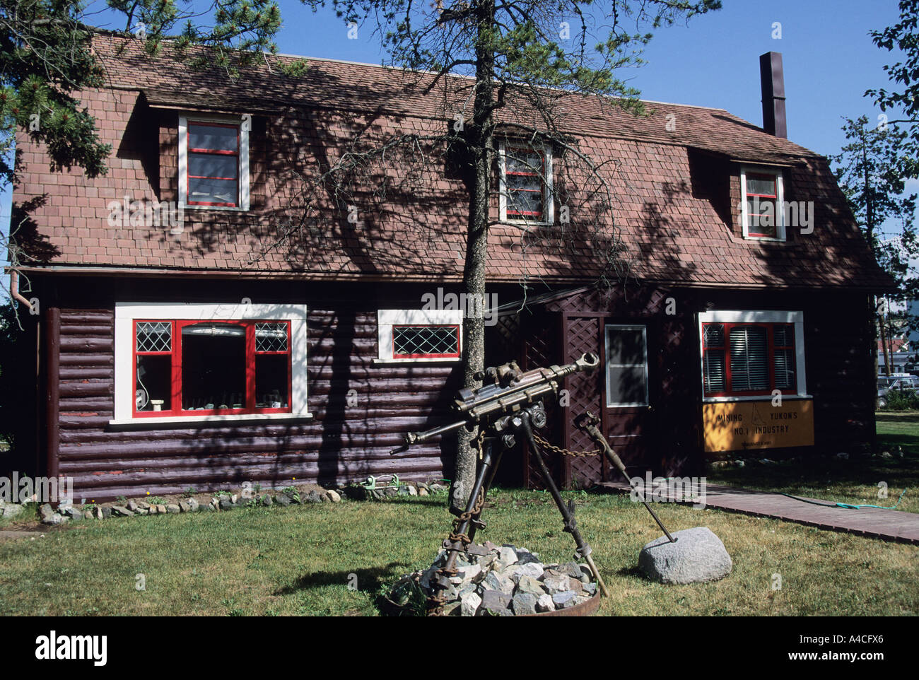 Whitehorse Yukon Yukon Canada Bureau de l'exploitation minière Banque D'Images