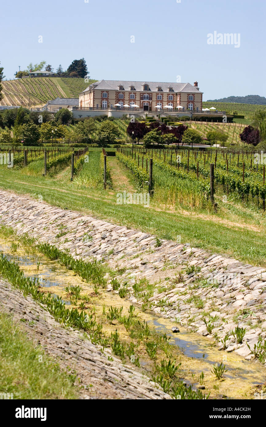 Domaine Carneros Taittinger et partenaires Californie Sonoma Winery Banque D'Images